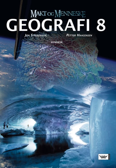 Omslag av "Makt og Menneske Geografi 8 nyn"