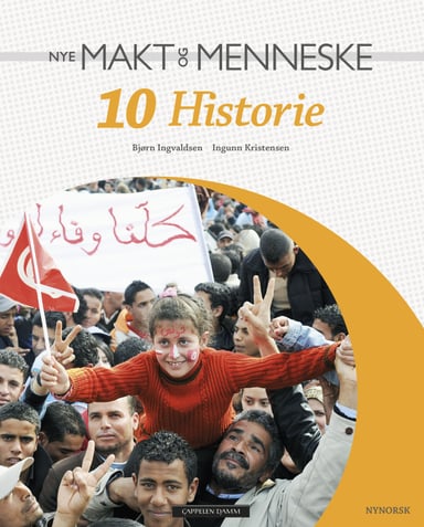 Omslag av "Nye Makt og Menneske 10 Historie"