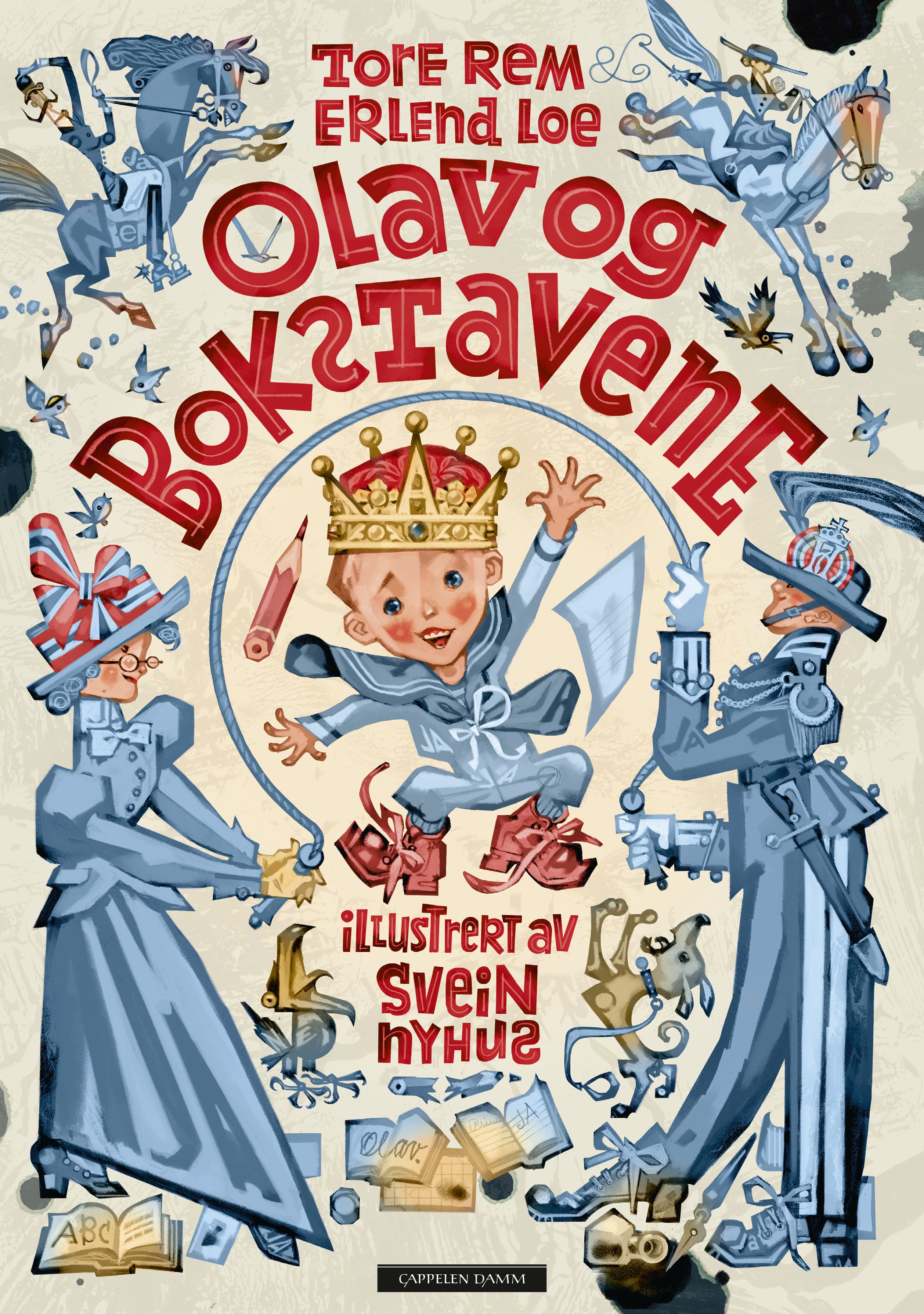 Omslag Olav og bokstavene av Erlend Loe og Tore Rem (Ebok)