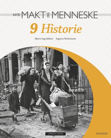 Omslag av "Nye Makt og Menneske 9 Historie"