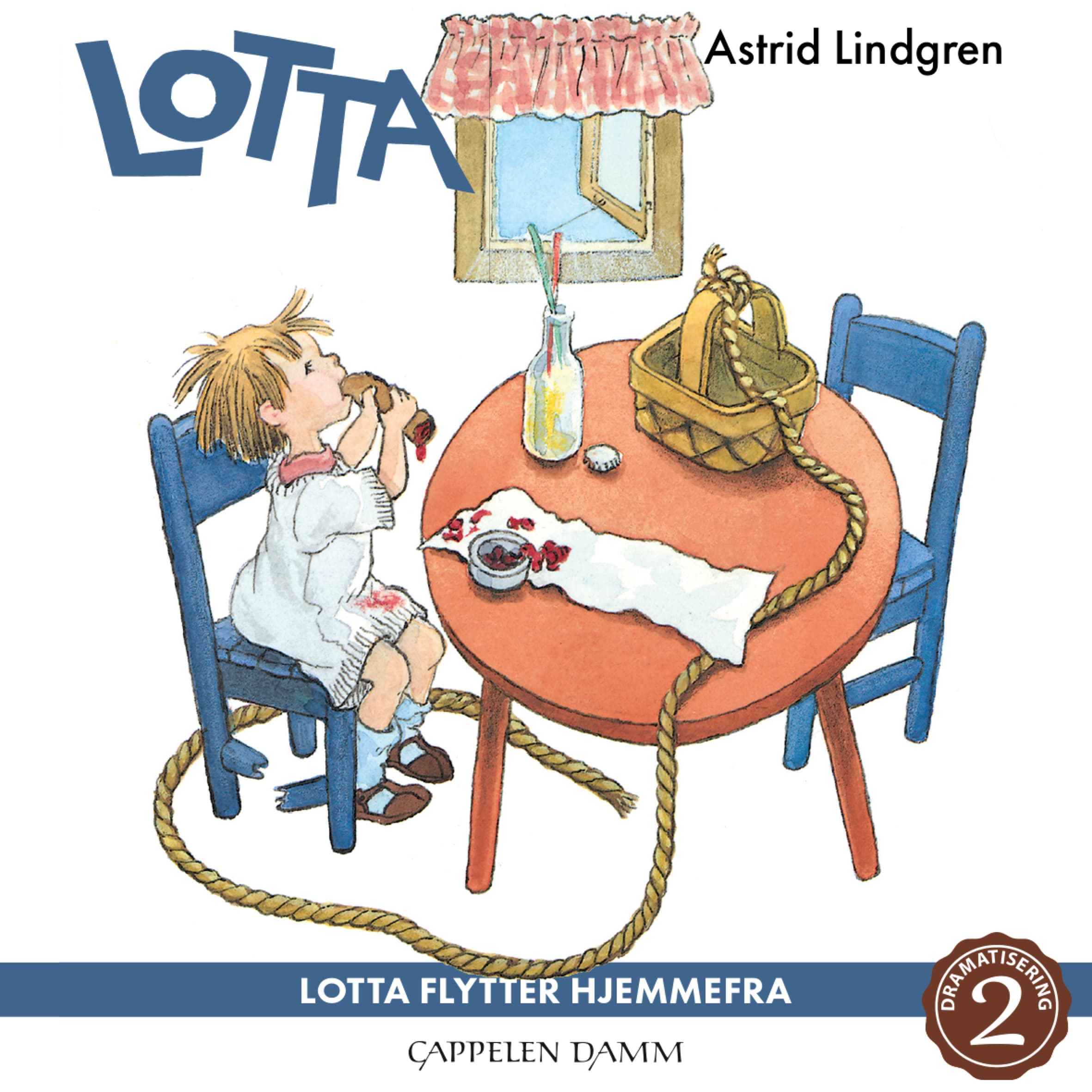 Omslag Lotta flytter hjemmefra av Astrid Lindgren (Lydbok)
