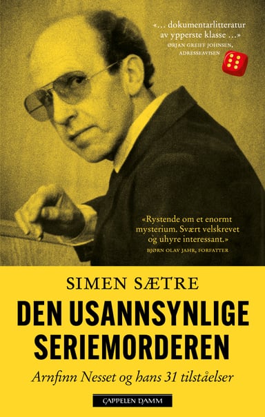 Omslag av "Den usannsynlige seriemorderen"