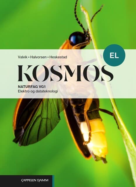 Omslag Kosmos EL (2026) av Svein Arne Valvik, Siri Halvorsen og Per Audun Heskestad (Fleksibind)
