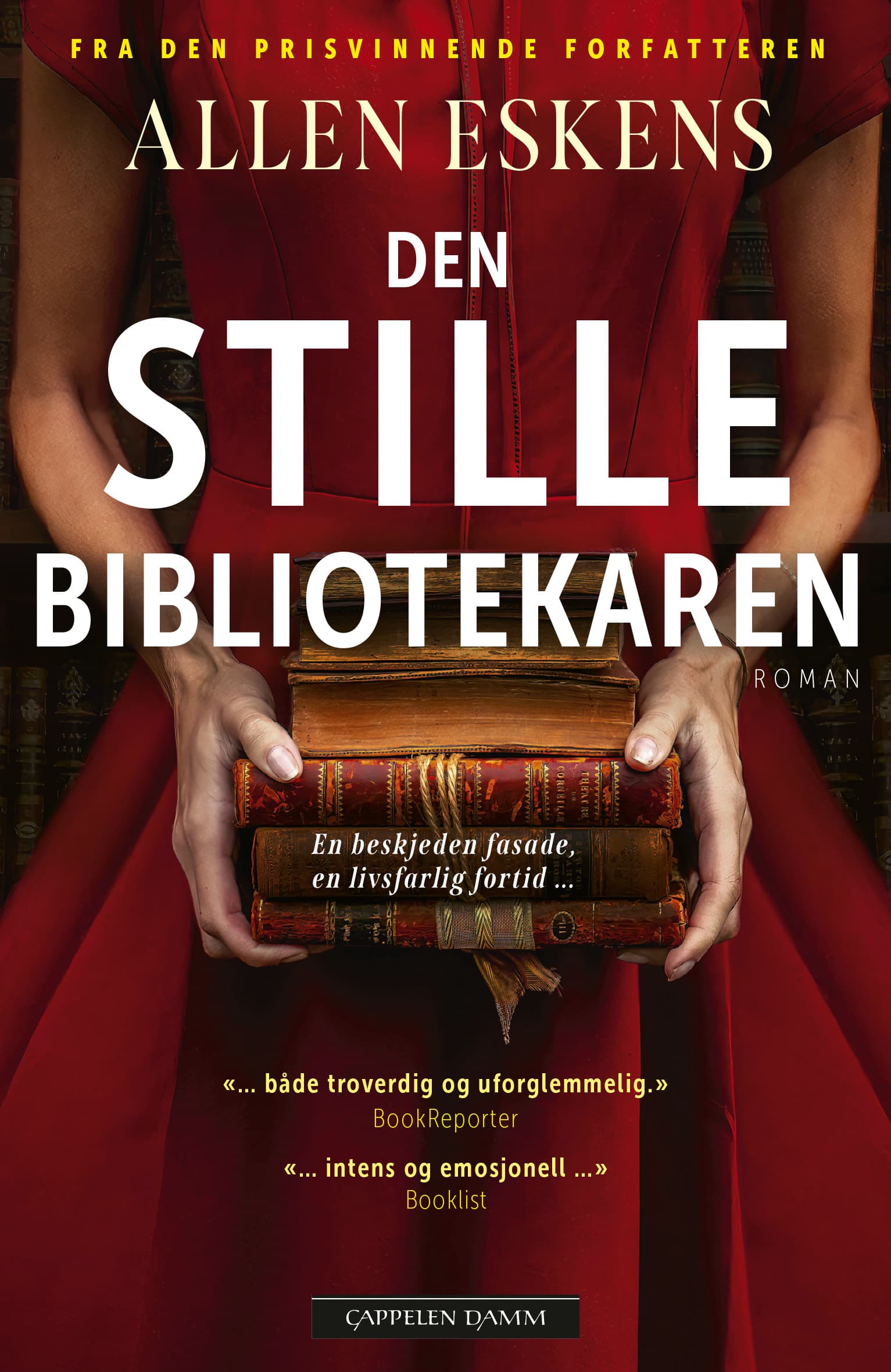 Omslag Den stille bibliotekaren av Allen Eskens (Heftet)