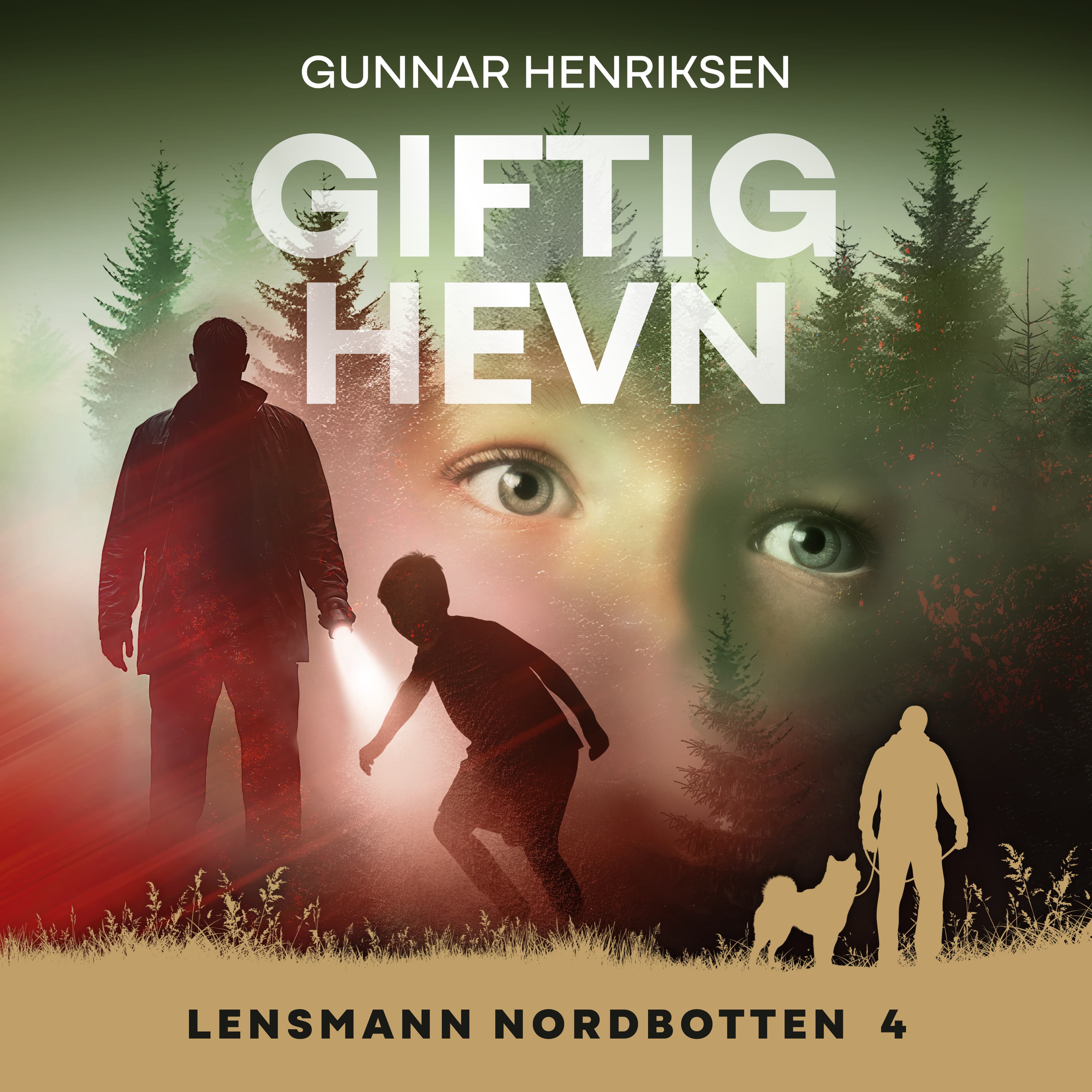 Omslag Giftig hevn av Gunnar Henriksen (Lydbok)