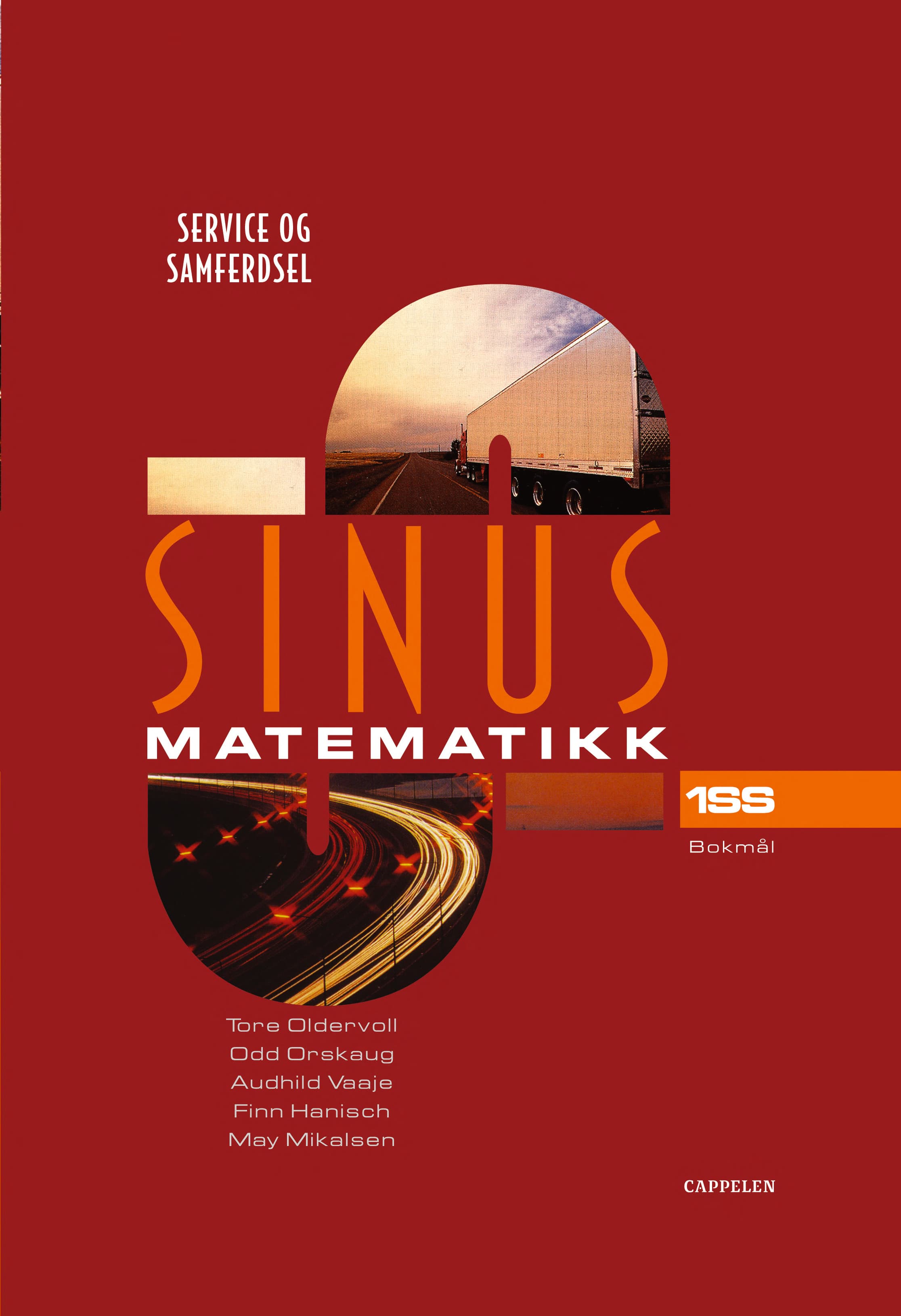 Omslag Sinus Service og samferdsel av Tore Oldervoll, Finn Hanisch, Odd Orskaug og Audhild Vaaje (Innbundet)