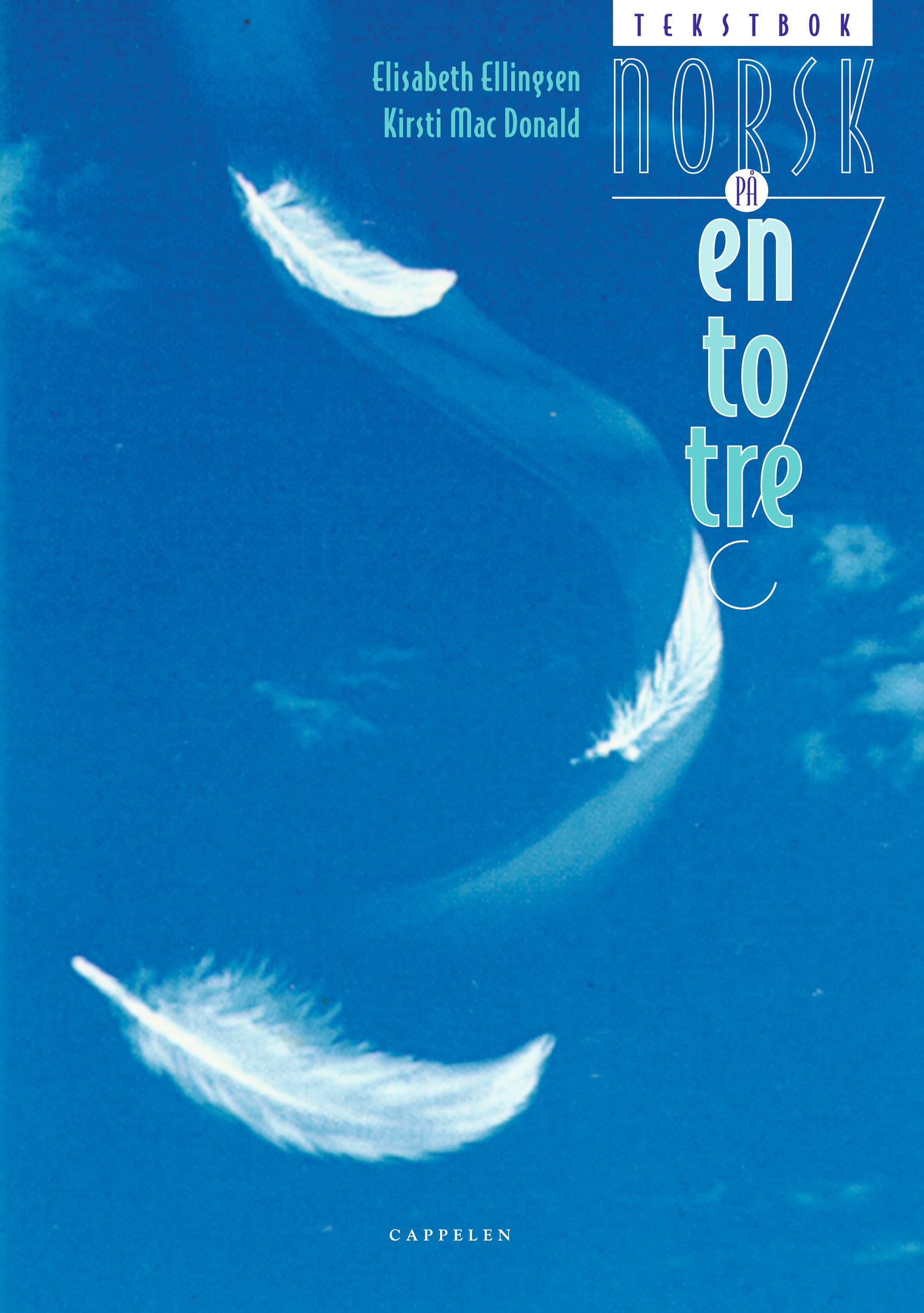 Omslag Norsk på en-to-tre (2003) av Elisabeth Ellingsen og Kirsti Mac Donald (Heftet)