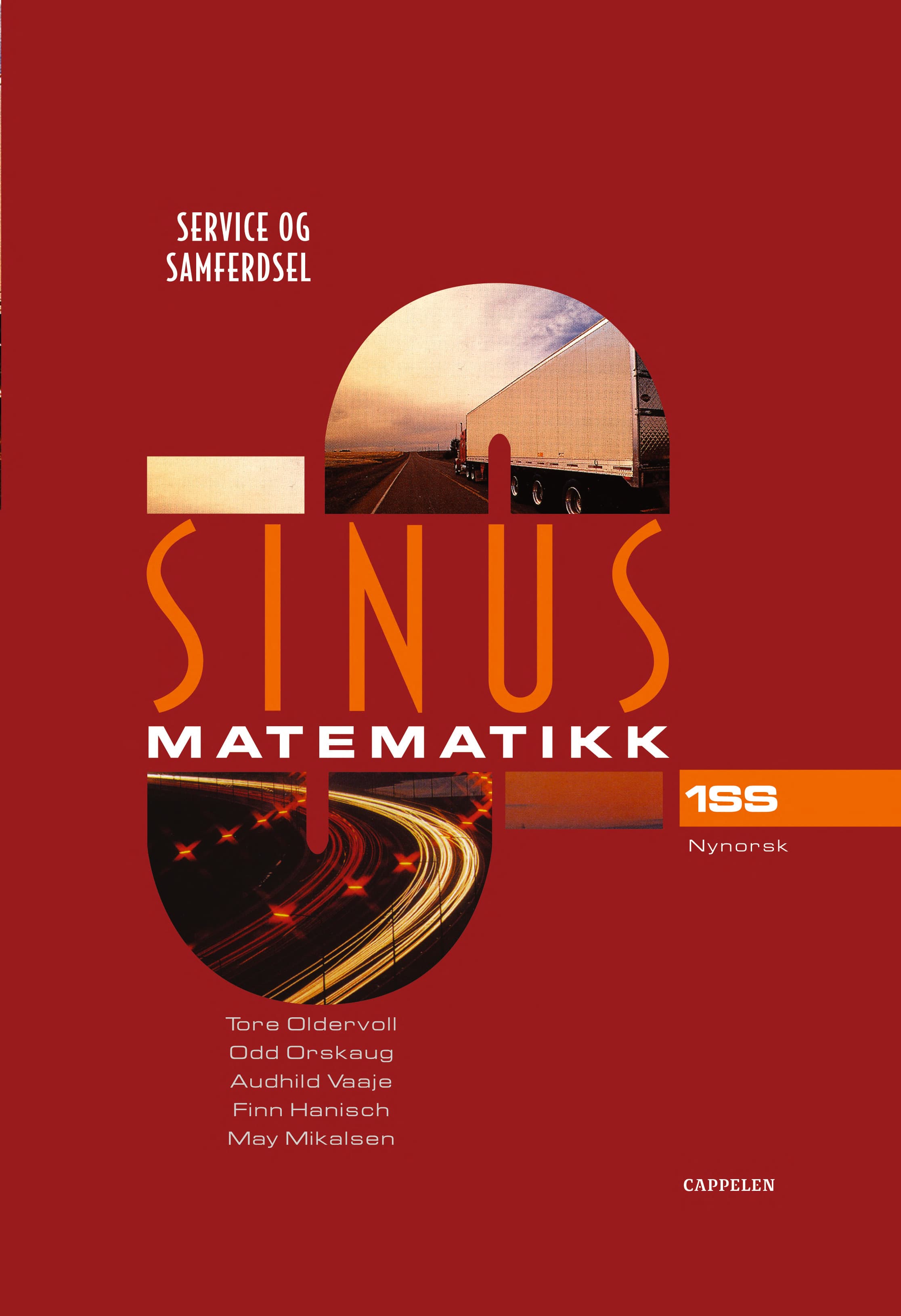 Omslag Sinus Service og samferdsel av Tore Oldervoll, Finn Hanisch, Odd Orskaug og Audhild Vaaje (Innbundet)