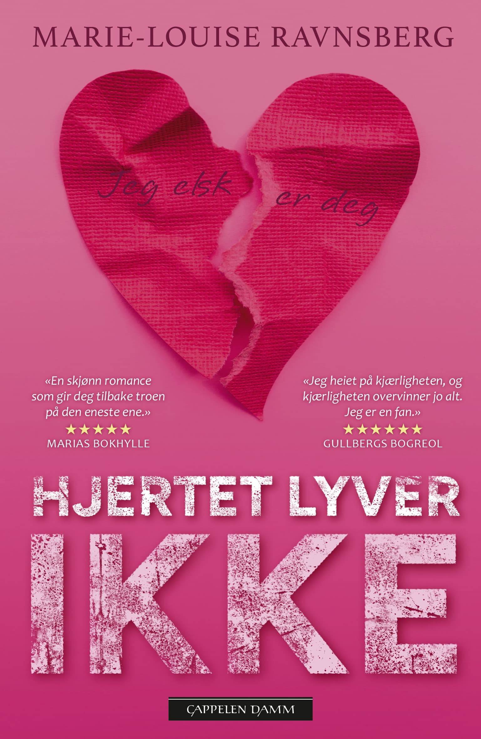 Omslag Hjertet lyver ikke av Marie-Louise Ravnsberg (Heftet)