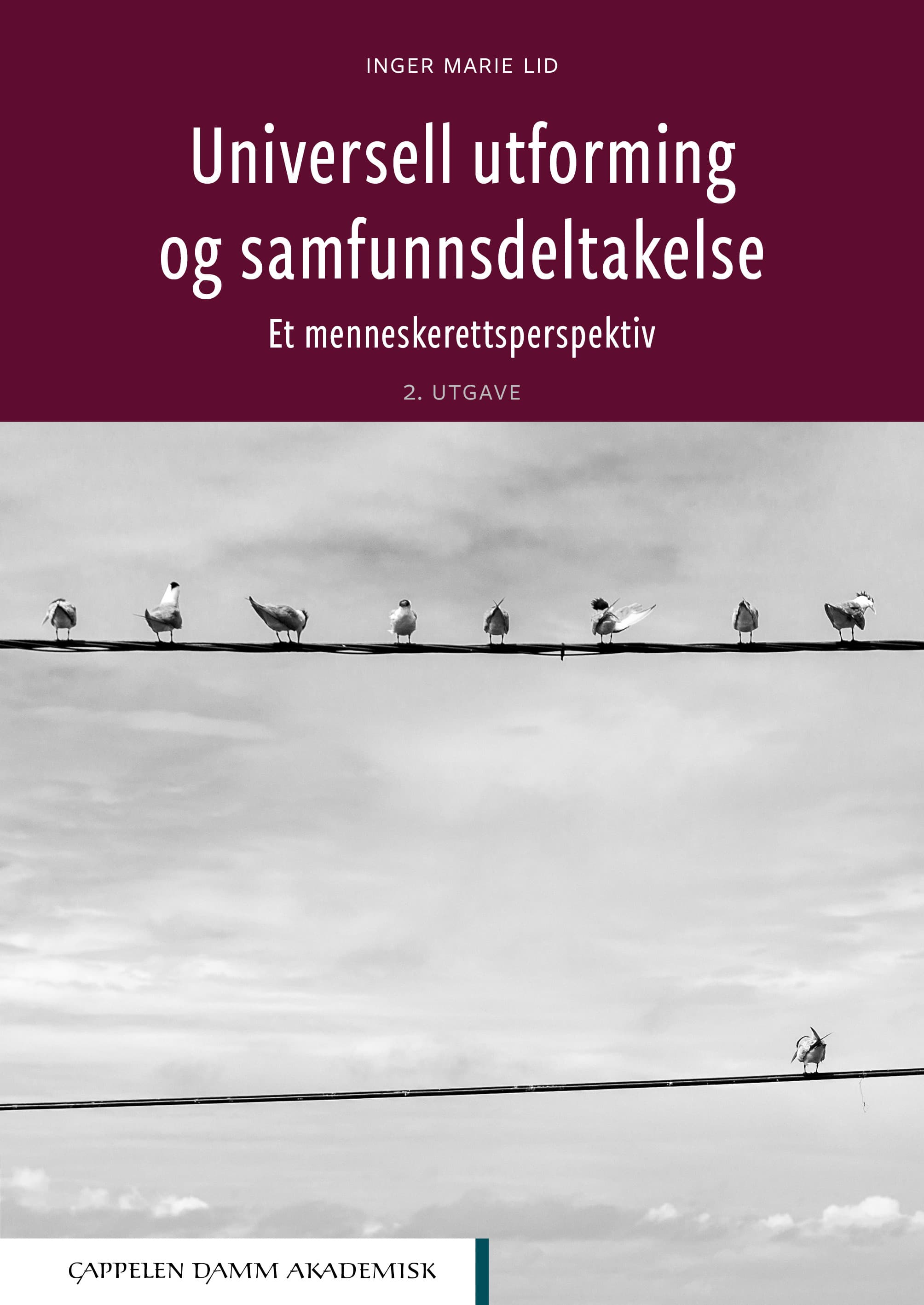 Omslag Universell utforming og samfunnsdeltakelse av Inger Marie Lid (Heftet)