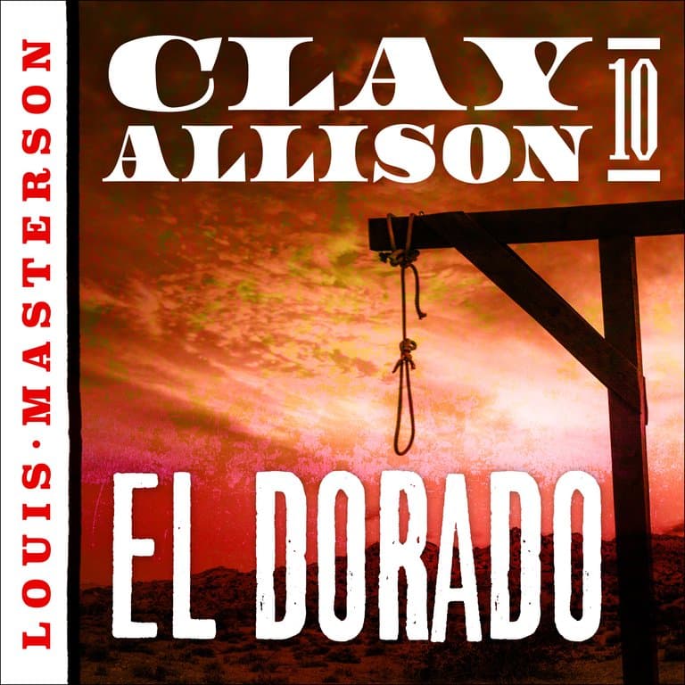 Omslag El Dorado av Louis Masterson (Lydbok)