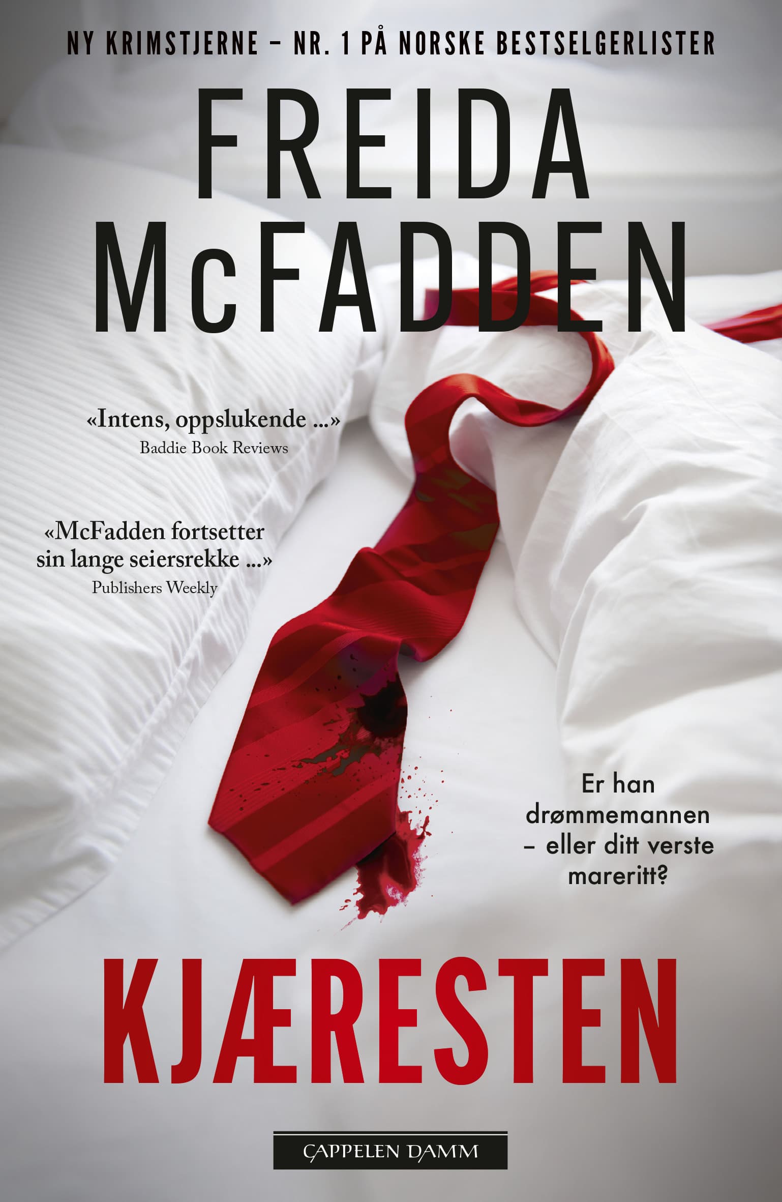 Omslag Kjæresten av Freida McFadden (Heftet)