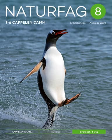 Naturfag 8 frå Cappelen Damm Grunnbok 2. utg.