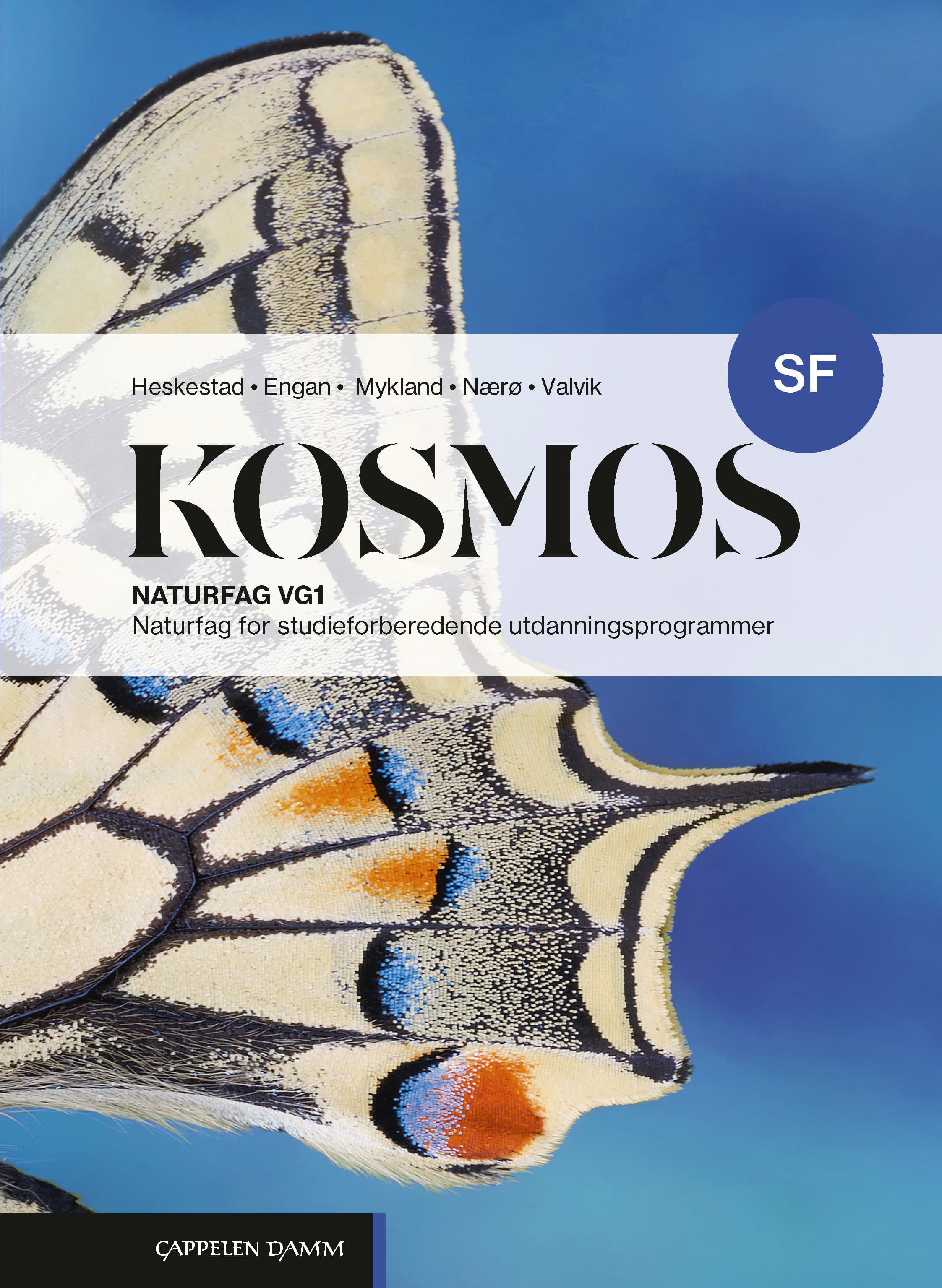 Omslag Kosmos SF Unibok (2026) av Heskestad, Engan, Mykland, Nærø og Valvik (Digital tjeneste)