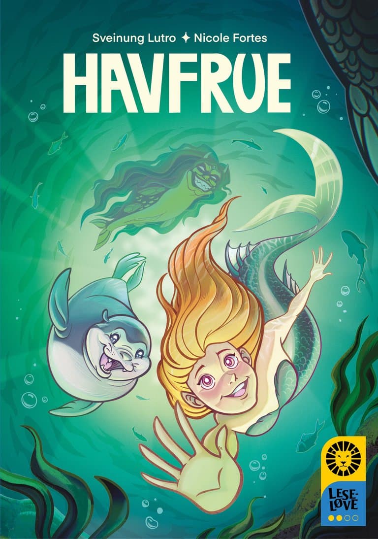 Omslag Leseløve nivå 2 - Havfrue av Sveinung Lutro (Ebok)