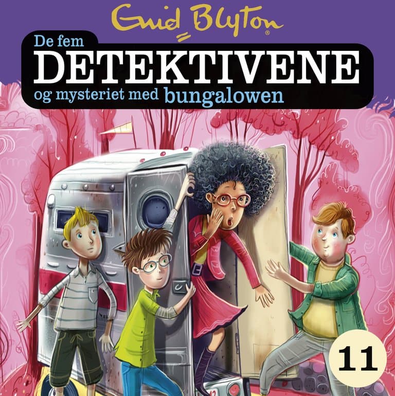 Omslag De fem detektivene og mysteriet med bungalowen av Enid Blyton (Lydbok)