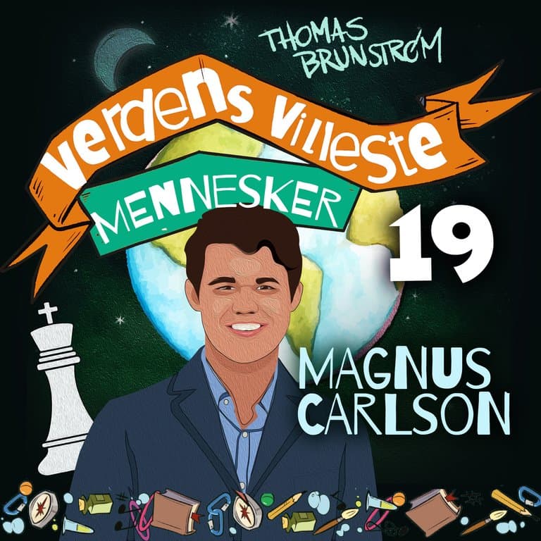 Omslag Magnus Carlsen - den beste sjakkspilleren gjennom tidene av Thomas Brunstrøm (Lydbok)