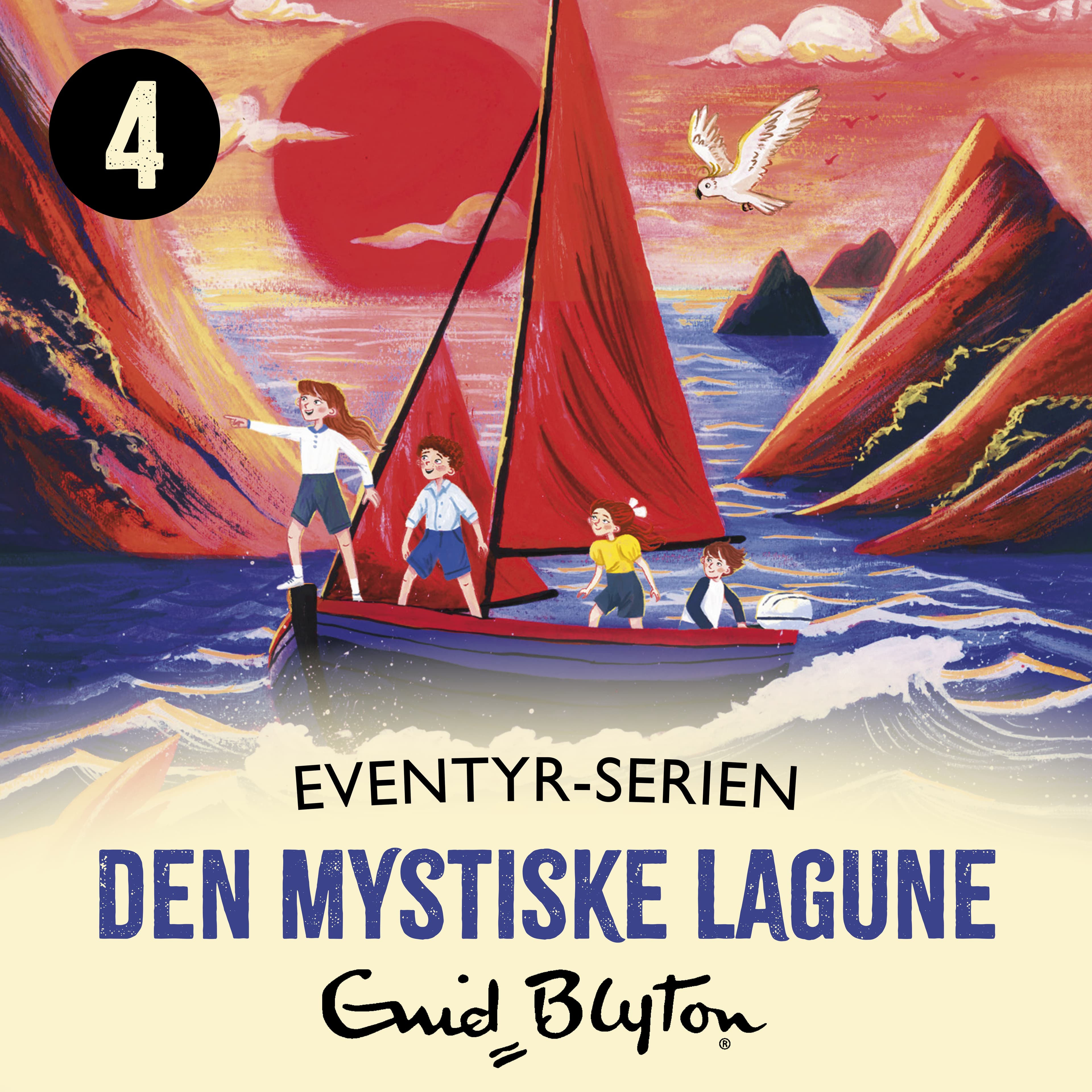 Omslag Den mystiske lagune av Enid Blyton (Lydbok)