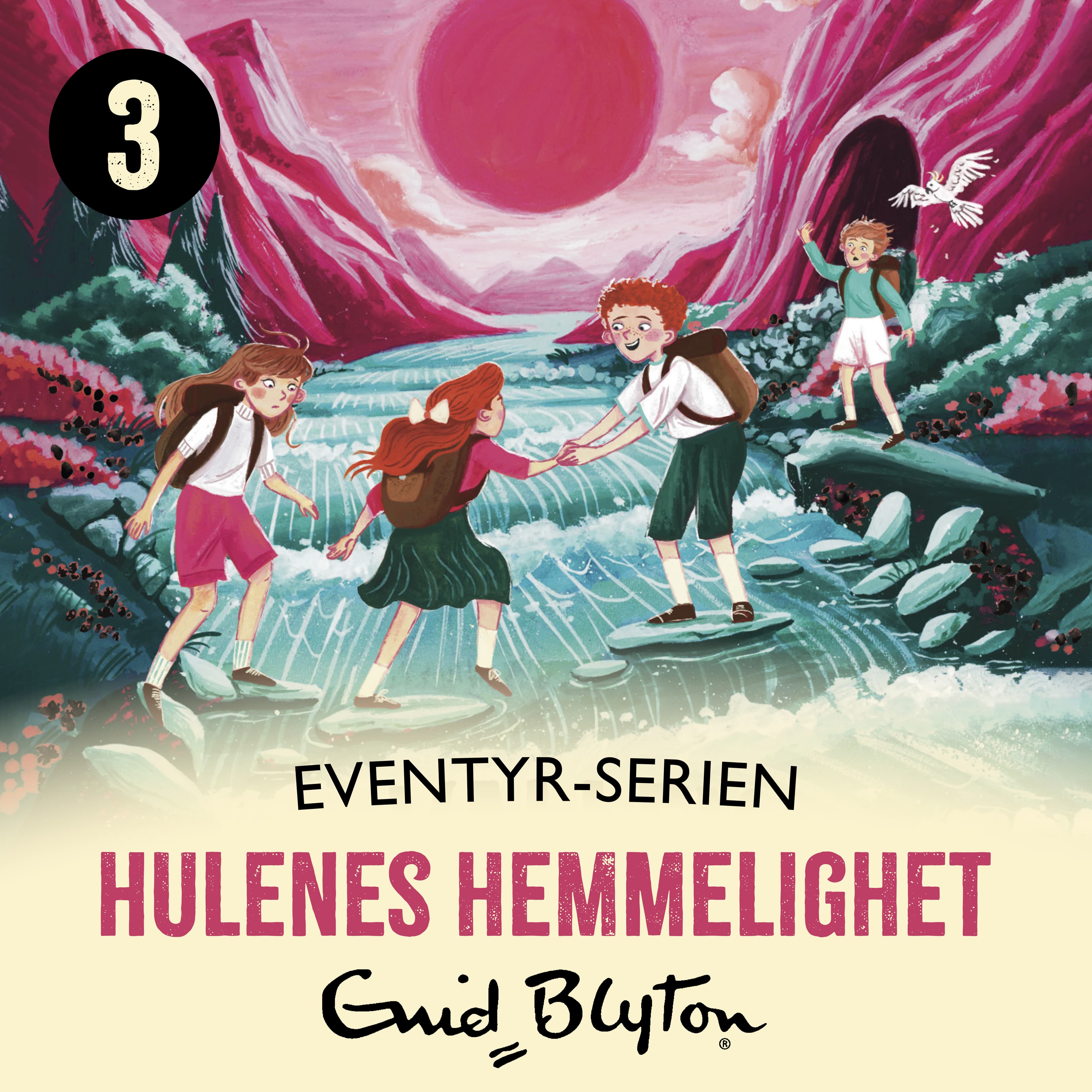 Omslag Hulenes hemmelighet av Enid Blyton (Lydbok)