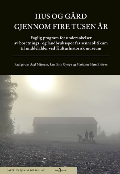 Omslag av "Hus og gård gjennom fire tusen år"