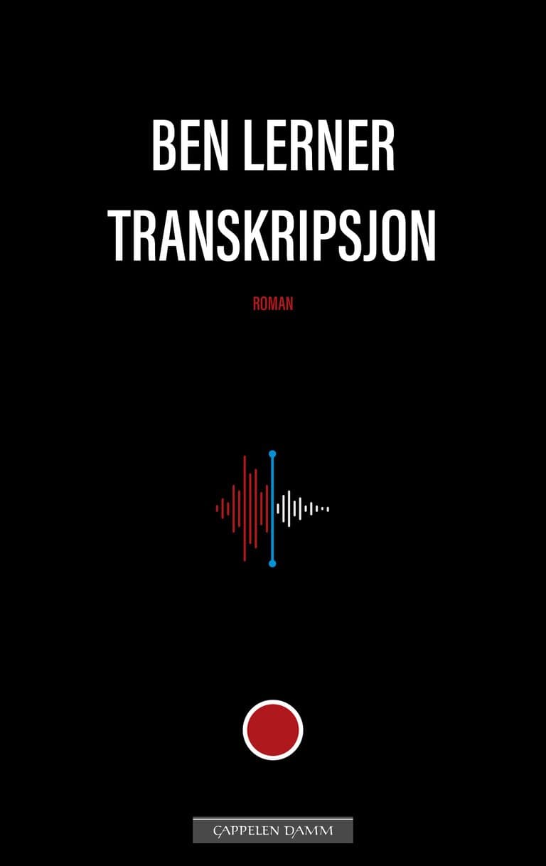 Omslag Transkripsjon av Ben Lerner (Innbundet)