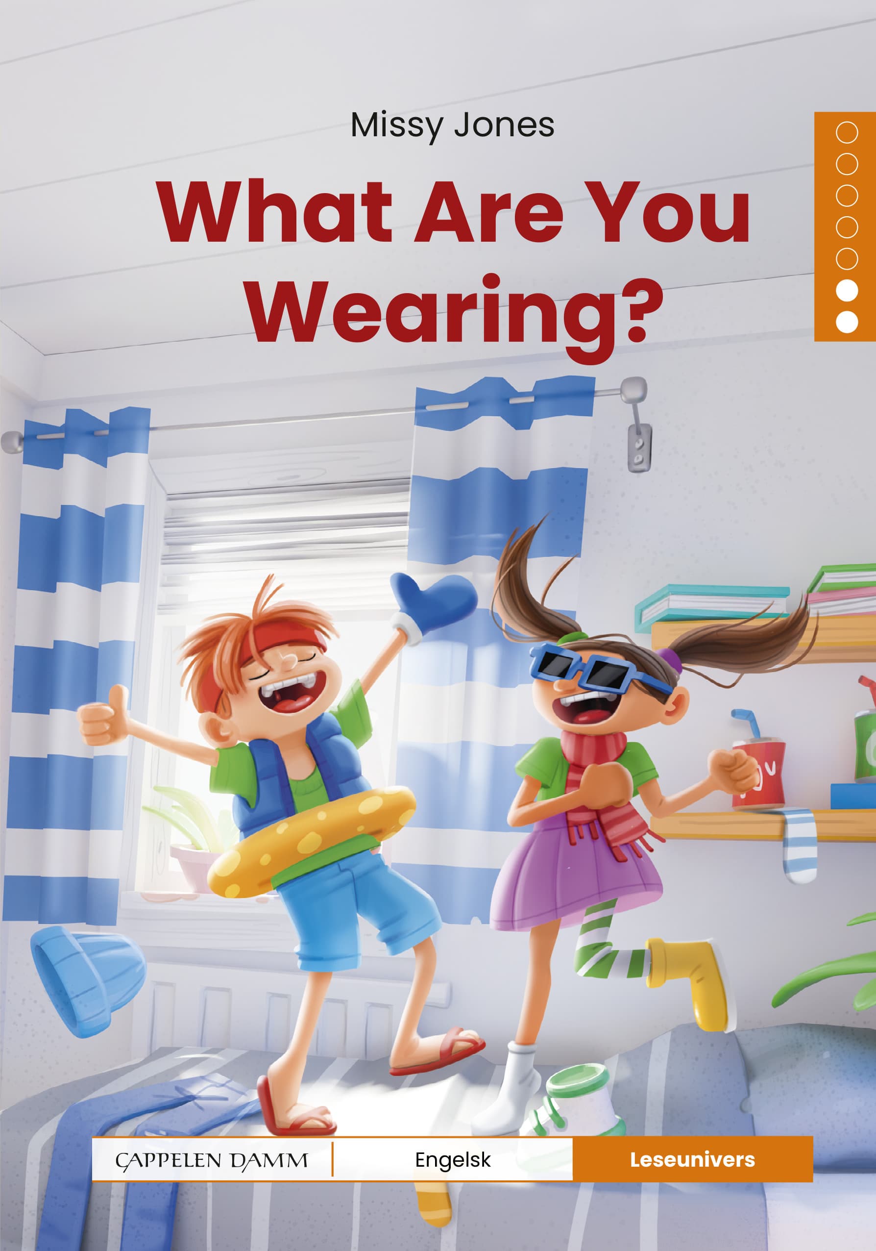 Omslag Leseunivers Engelsk 2: What Are You Wearing? av Missy Jones (Innbundet)
