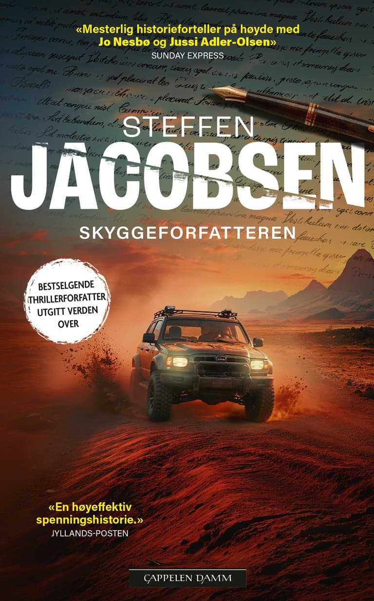 Omslag Skyggeforfatteren av Steffen Jacobsen (Ebok)