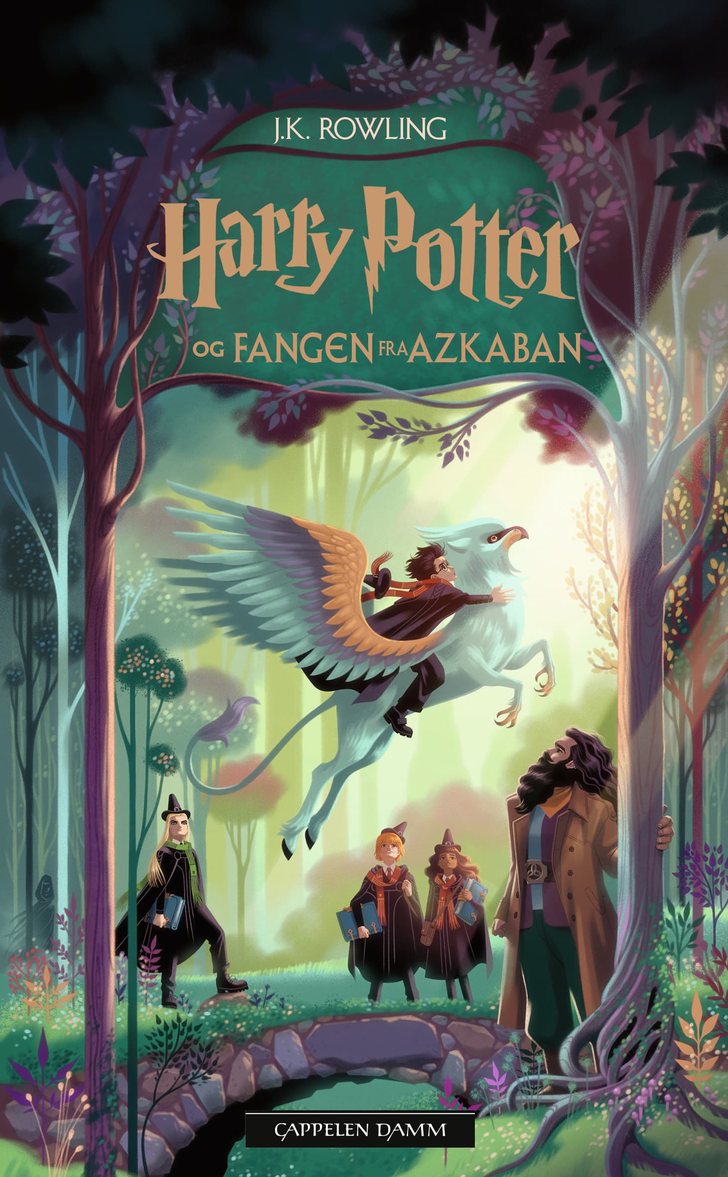 Omslag Harry Potter og fangen fra Azkaban av J.K. Rowling (Heftet)