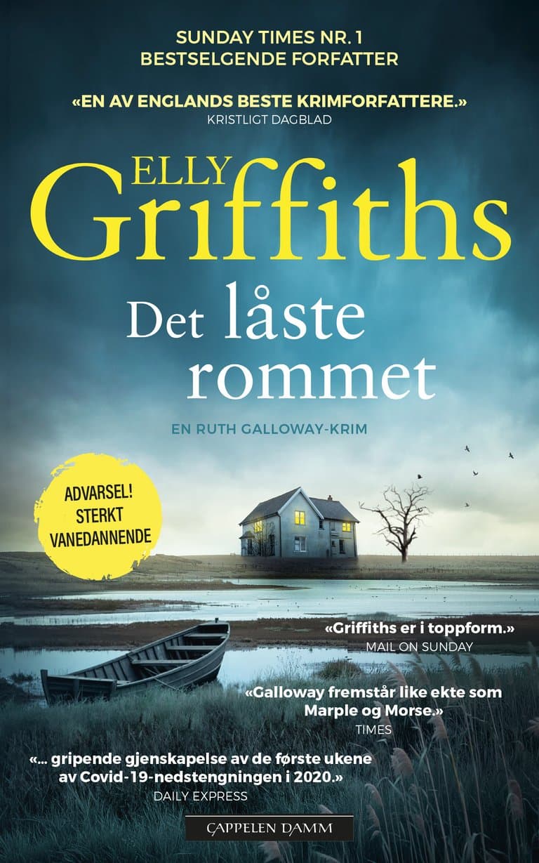 Omslag Det låste rommet av Elly Griffiths (Heftet)