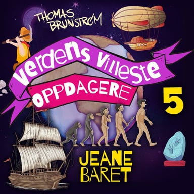 Omslag av "Jeanne Baret – kvinnen som seilte jorden rundt"
