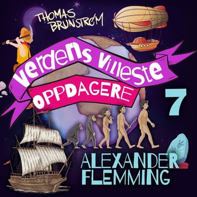 Omslag av "Alexander Fleming – mannen som drepte bakterier med snørr og sopp"