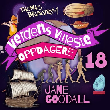 Omslag av "Jane Goodall – kvinnen som var sjimpansenes beste venn"