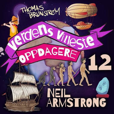 Omslag av "Neil Armstrong – førstemann på månen"