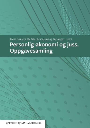 Personlig økonomi og juss. Oppgavesamling