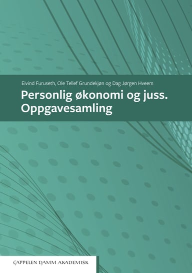Omslag av "Personlig økonomi og juss. Oppgavesamling"