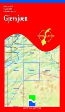 Gjevsjøen (Kart, falset)