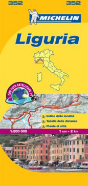 Liguria (MI 352) av Michelin (Kart, falset)