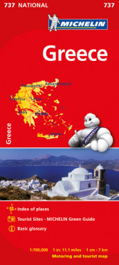Hellas (MI 737) av Michelin (Kart, falset)