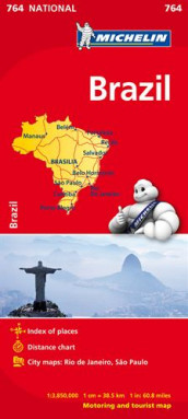 MI 764 Brasil av Michelin (Kart, falset)