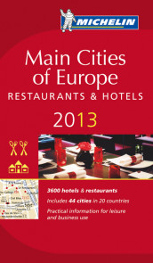 Byer i Europa 2013 ( MI rød guide) av Michelin (Innbundet)