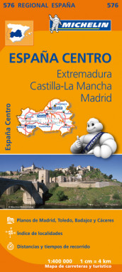 Spania sentral (MI 576) av Michelin (Kart, falset)