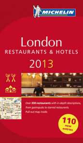 London rød guide MI 2013 av Michelin (Innbundet)