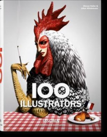100 illustrators av Julius Wiedemann og Steven Heller (Innbundet)