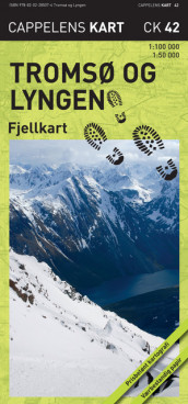 Tromsø og Lyngen fjellkart (CK 42) (Kart, falset)