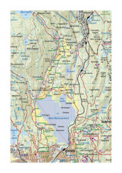Oslomarka vinter veggkart (CK 40) (Kart, plano)