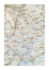 Setesdalsheiene veggkart (CK 48) (Kart, plano)