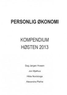 Personlig økonomi av Dag Jørgen Hveem, Jon Olav Mjølhus, Hilde Nordstoga og Alexandra Plahte (Heftet)