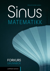 Sinus Forkurs Grunnbok (2022) av Robin Bjørnetun Jacobsen, Tore Oldervoll og Otto Svorstøl (Innbundet)