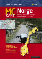 MC-kart Norge 2023 (Kart, falset)