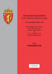 Finansavtaleloven (lov om finansavtaler) m/forskrifter (Heftet)